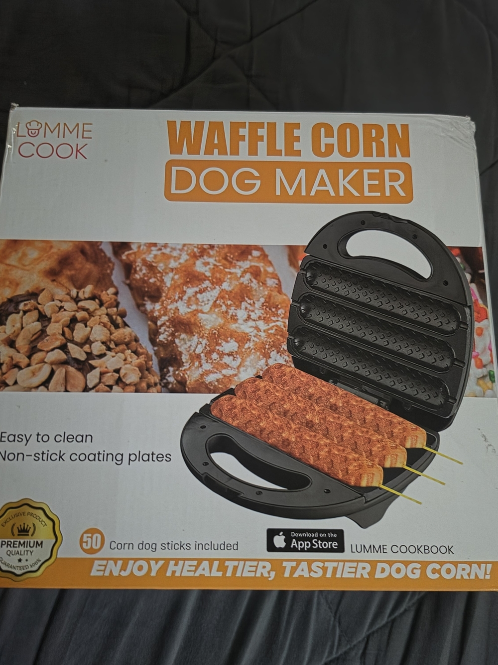 Lumme Cook Waffle Corn Dog Maker